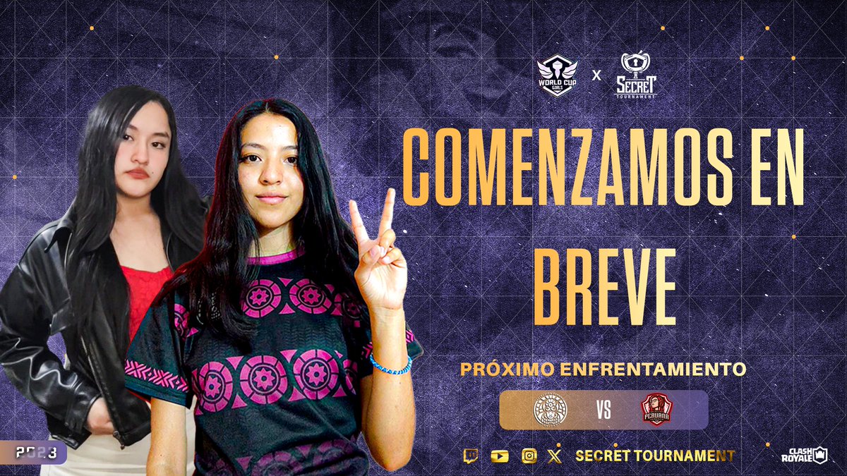 Secret Tournament | World Cup Girls (@secret_wcg) on Twitter photo #WCG_S3 #ClashRoyale
🔴 ¡EN VIVO! 🔴
¡LLEGÓ EL MOMENTO!
Todo se define en los próximos minutos, no te pierdas la GRAN FINAL de World Cup Girls Season 3.
<a href="/SelPeruFemCR/">Selección Peruana Femenina de CR</a> 🆚 <a href="/SMCRfemenil/">Selección México Femenil CR</a>
🕰️ • 20:00🇲🇽 - 21:00🇵🇪 -03:00🇪🇦
🎙️ • <a href="/TucansitoAlv/">Tucansito</a> & <a href="/Potecito1000_/">Potecito1000</a>
📺 • Link de #WCG_S3 #ClashRoyale
🔴 ¡EN VIVO! 🔴
¡LLEGÓ EL MOMENTO!
Todo se define en los próximos minutos, no te pierdas la GRAN FINAL de World Cup Girls Season 3.
<a href="/SelPeruFemCR/">Selección Peruana Femenina de CR</a> 🆚 <a href="/SMCRfemenil/">Selección México Femenil CR</a>
🕰️ • 20:00🇲🇽 - 21:00🇵🇪 -03:00🇪🇦
🎙️ • <a href="/TucansitoAlv/">Tucansito</a> & <a href="/Potecito1000_/">Potecito1000</a>
📺 • Link de