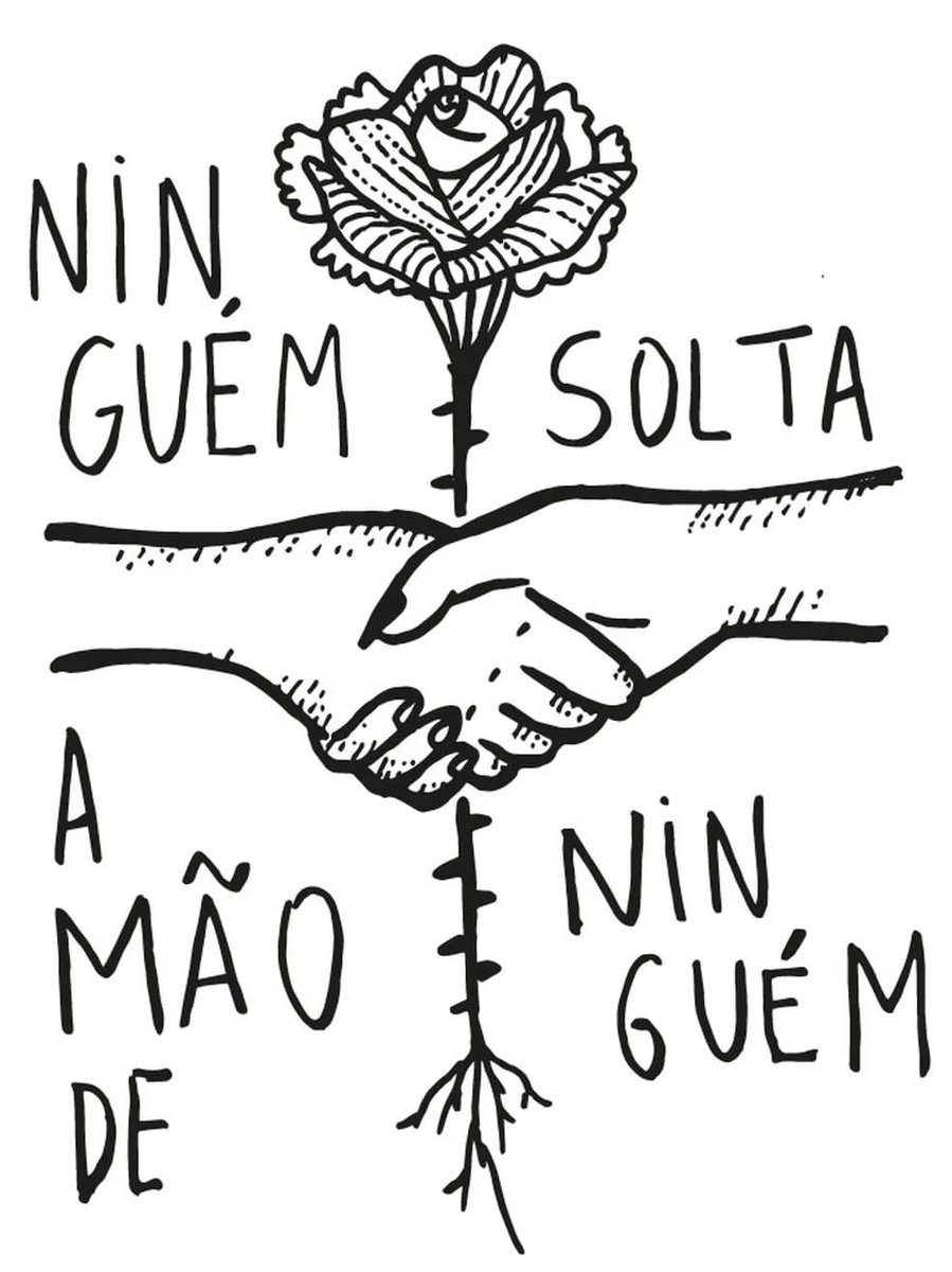 EnriqueViale's tweet photo. Me manda @safbf desde Brasil.

Cuando ganó Bolsonaro, el lema fue:

"Ninguno suelta la mano de ninguno"

✊🏼🫂 https://t.co/CmtR5KPiDJ