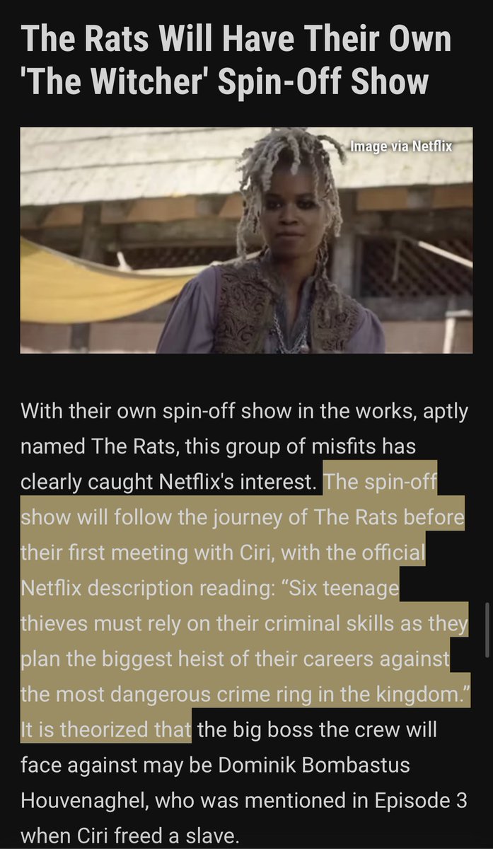 unrlunrth's tweet photo. so we aren’t getting the spin off bc netflix is literally stealing the plot to use it for another show?? got it!

netflix u absolute cunts
#SaveShadowAndBone #SixOfCrowsSpinoff https://t.co/1oFkNq0fmw