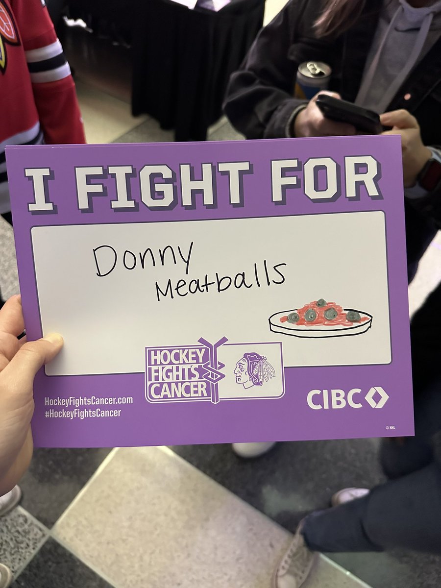 granats7's tweet photo. #HockeyFightsCancer https://t.co/s8h657O0i9