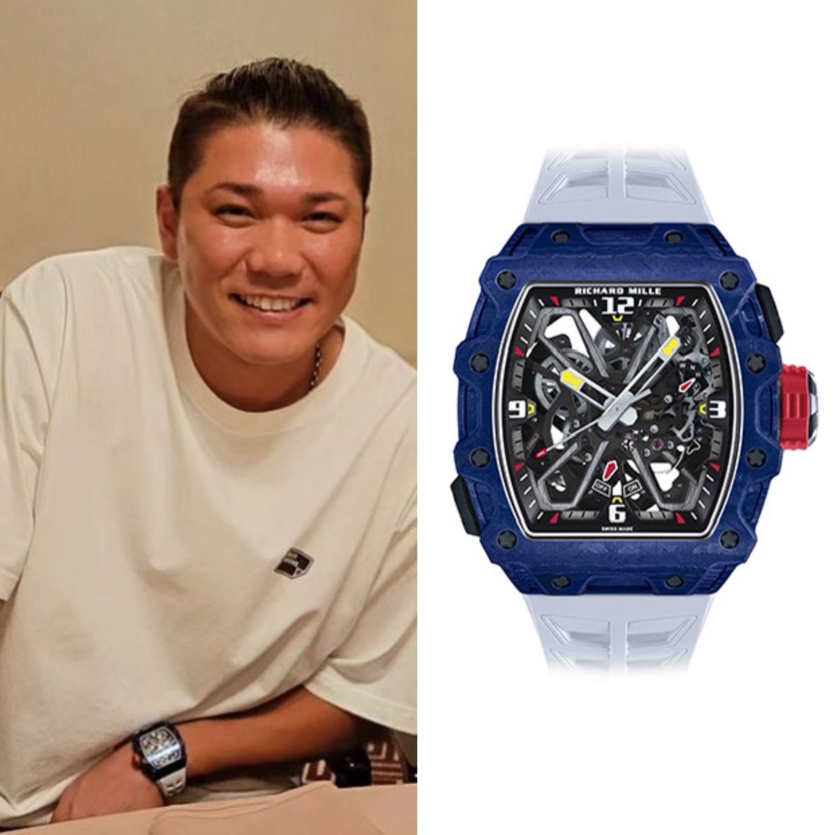 読売ジャイアンツ 坂本勇人 リシャールミル RM 35-03 オートマティック 