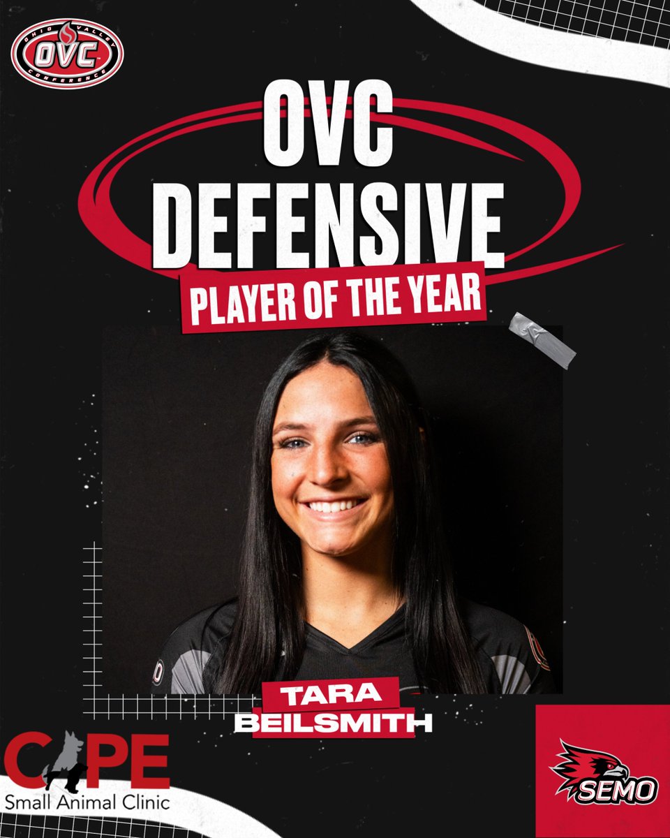 BACK-TO-BACK‼️ THE Libero Tara Beilsmith is the 2023 <a href="/OVCSports/">Ohio Valley Conference</a> Defensive Player of the Year for the 2nd year in a row 💪 

Tara became the All-Time Leader in Career Digs in OVC History in '23, and she was also selected to the All-OVC First Team 🗣️ 🎉 

#FeelinRowdy