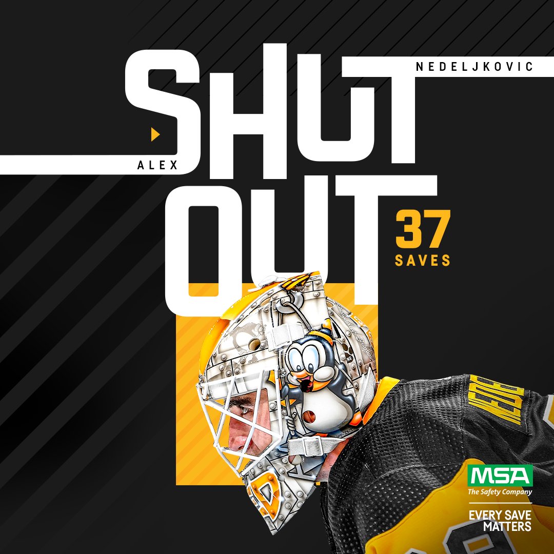Andy_Nedels47's tweet photo. RT @penguins: Two days ago: Goalie goal for Wilkes-Barre
Today: 37-SAVE SHUTOUT FOR PITTSBURGH!

Way to go, Ned! 💪 https://t.co/yRCaasOAJd