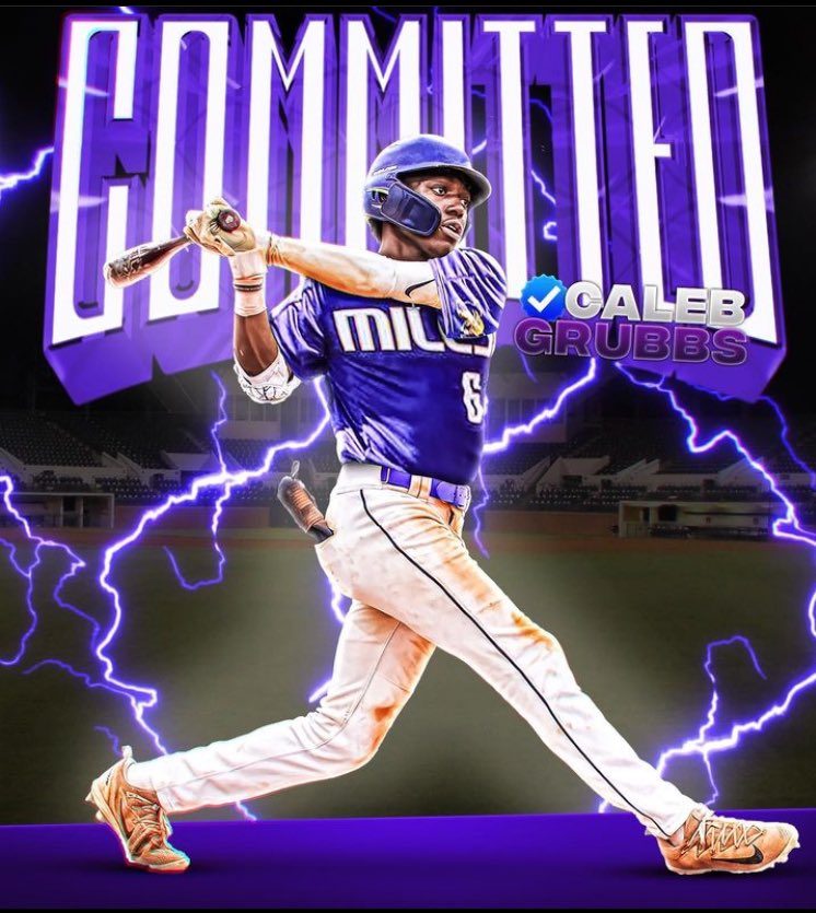 C/O 2024 prospect, Caleb Grubbs, has verbally committed to Miles College Baseball #commit2hbcu

 South Cobb HS (GA) @scobb_eagles
