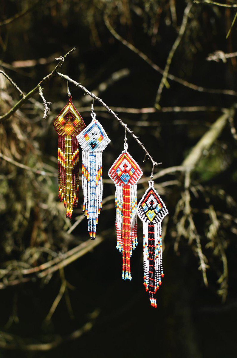 “Wild Dreams” earrings collection—a wild soul's perfect adornment, letting nature's spirit dance from ear to ear!🌿✨ #HandmadeHour #INDIGENOUS mothersierra.com/collections/wi…