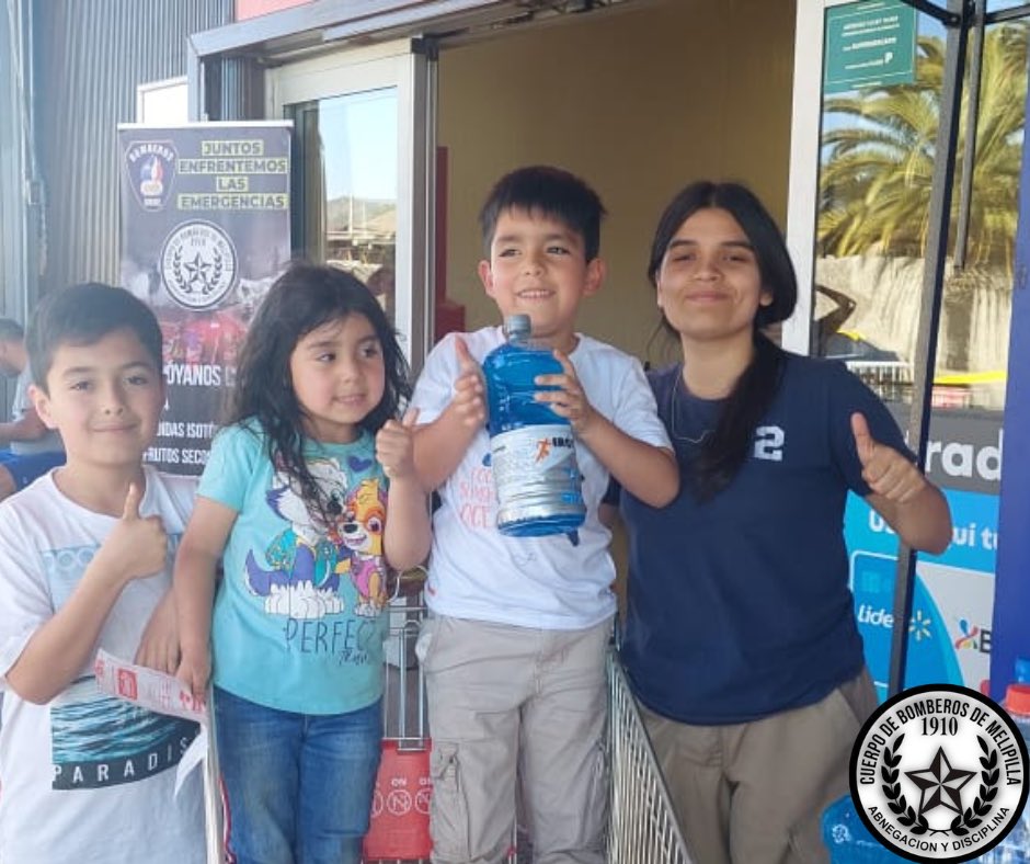 ✅Agua mineral o purificada EN FORMATO INDIVIDUAL
✅Snacks de fruta deshidratada 
✅Galletones
✅Barras proteicas
✅Bebidas isotónicas 
✅Frutos secos

Cuerpo de Bomberos de Melipilla. Abnegación y disciplina 👩🏻‍🚒👨🏻‍🚒🚒 (2/2)