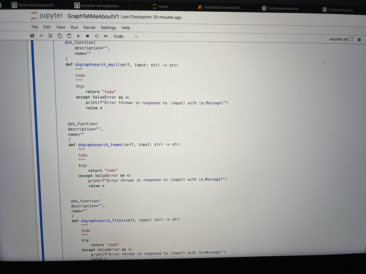 fabianwilliams's tweet image. Are you one to scaffold and comment your code before writing functions to see it all the way through? Or do you just knock out each piece sequentially when using #Python &amp;amp; #JupyterNotebook ? I find this method better as I code my demo for #ESPC23 in 2 weeks ~ c u in #Amsterdam