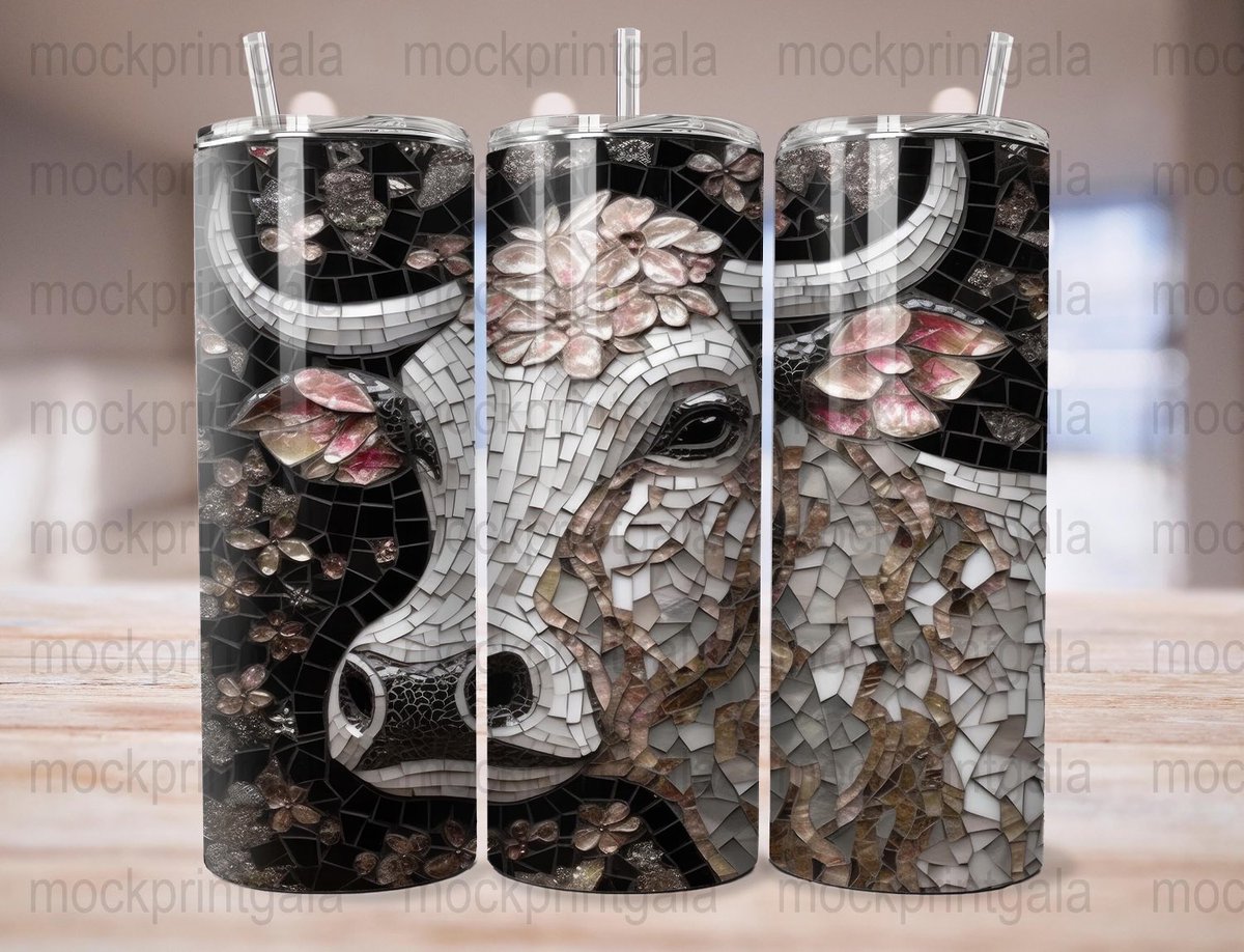 Elevate your style with our Highland Cow Tumbler Wrap! Unique 20oz Skinny Design, Mosaic Template for Straight & Tapered Tumblers - Instant Digital PNG Download. Limited Stock! 🐄🌟 #HighlandCow #TumblerDesign #DigitalDownload #tumblerwraps