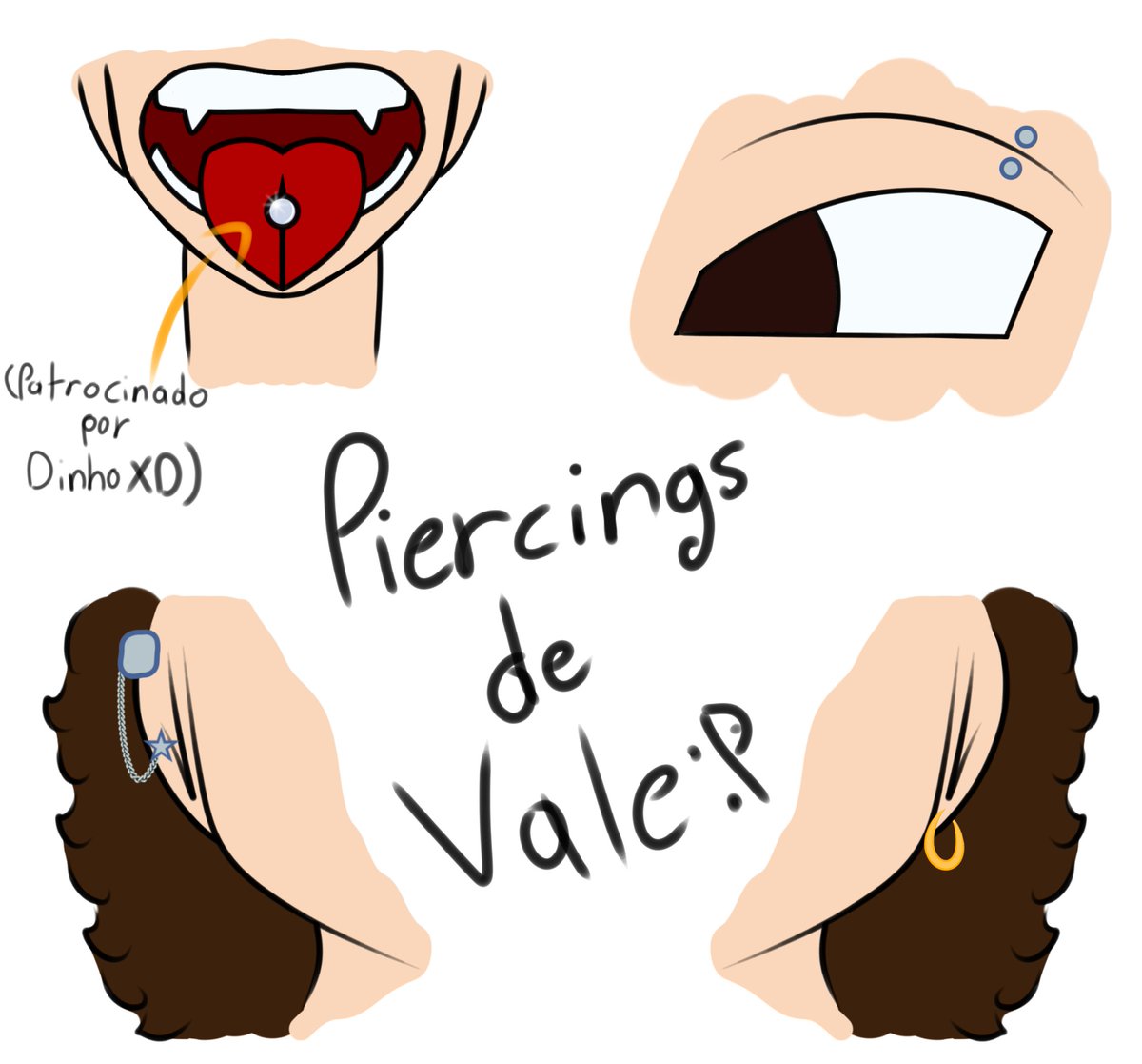 Missmishi61's tweet photo. Así como me inspiré en Darkar, Vale trae un chingo de piercings aunque su mami le dio una regañiza por cada uno (más el de la lengua) y más porque los tres primeros fueron pagados por su papá XD

[ #messixochoa #messichoa #mechoa ] https://t.co/rmMlVM9csO