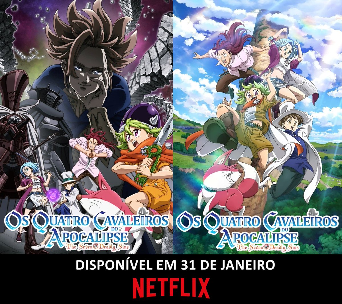 Os Quatro Cavaleiros do Apocalipse: Data de Lançamento na Netflix