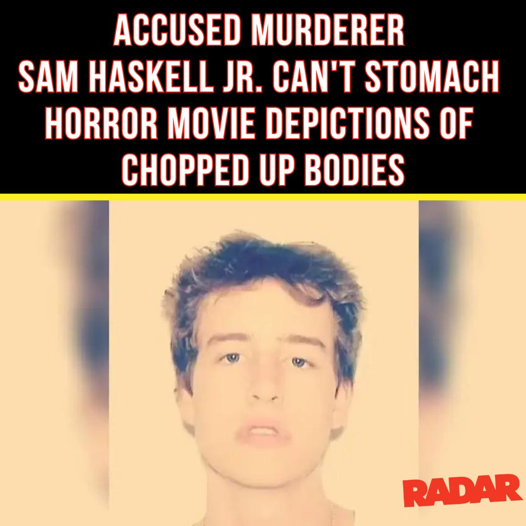 radar_online's tweet photo. #SamHaskell Jr., who has been arrested and charged with three counts of murder, can't stomach gore in horror movies, https://t.co/Mxnrua1O5F has learned. (📸: MEGA)
https://t.co/ocC1hNLZsU https://t.co/sDvoYupxjm