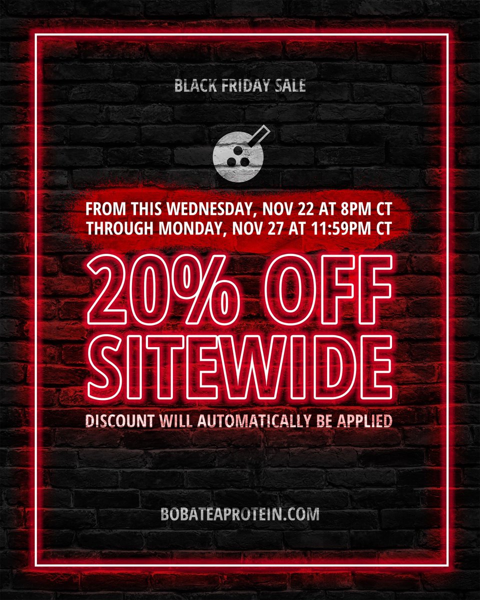 BobaTeaProtein's tweet image. 🟠 GIVEAWAY 🟠
Thai Tea returns. 

Scroll to read about our minor changes 👇

Want to win a $100 gift card?
👉 Follow us
❤️ Like this post
🔁 Repost

Official Drop Date 🚀
Wed. Nov. 22 • 6pm PT • 8pm CT