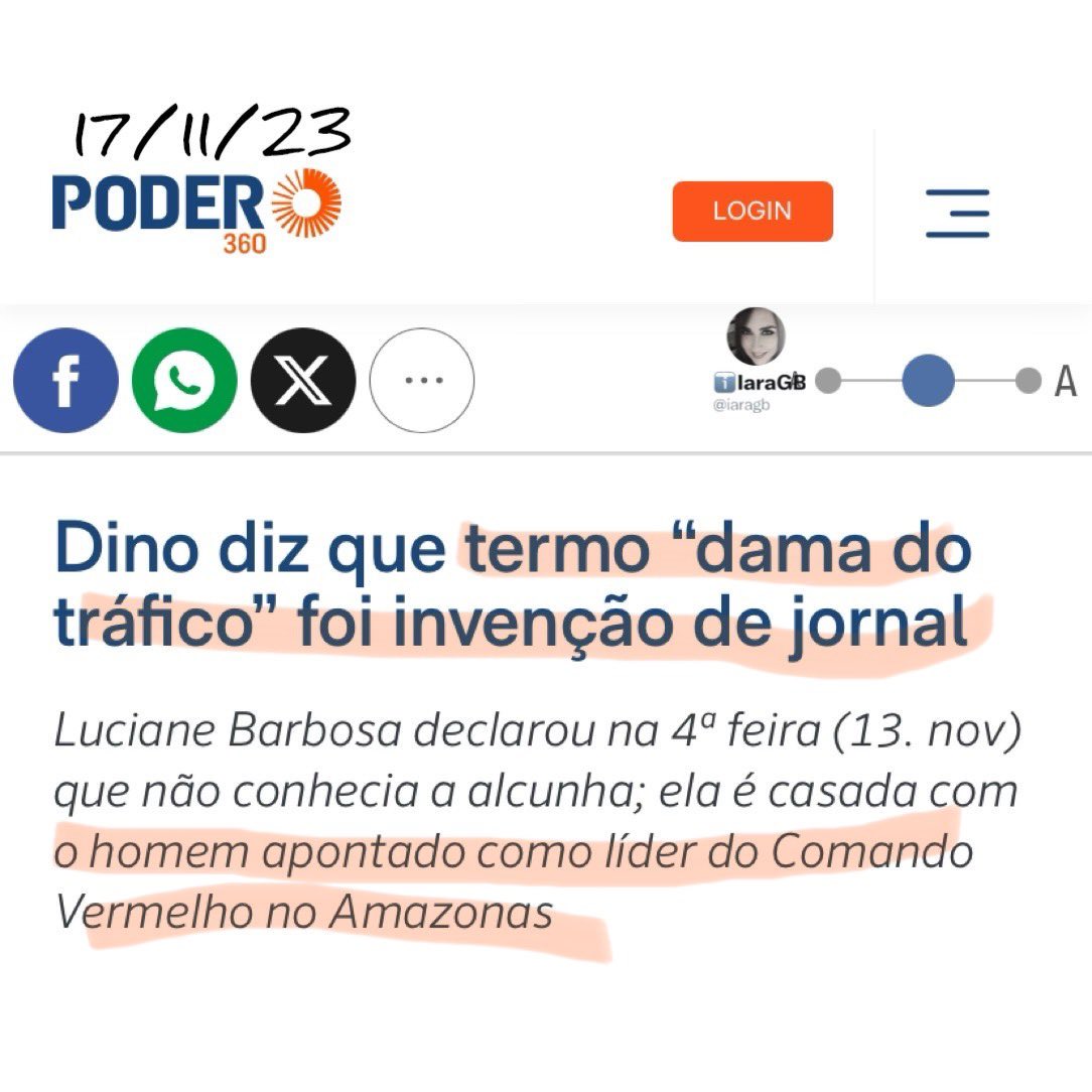 iaragb's tweet photo. Quer dizer que o gabinete do ódio foi acionado para atacar o Estadão e a jornalista⁉️
Tudo começou a partir daqui👇🏻 https://t.co/4ZYmhMkNYH