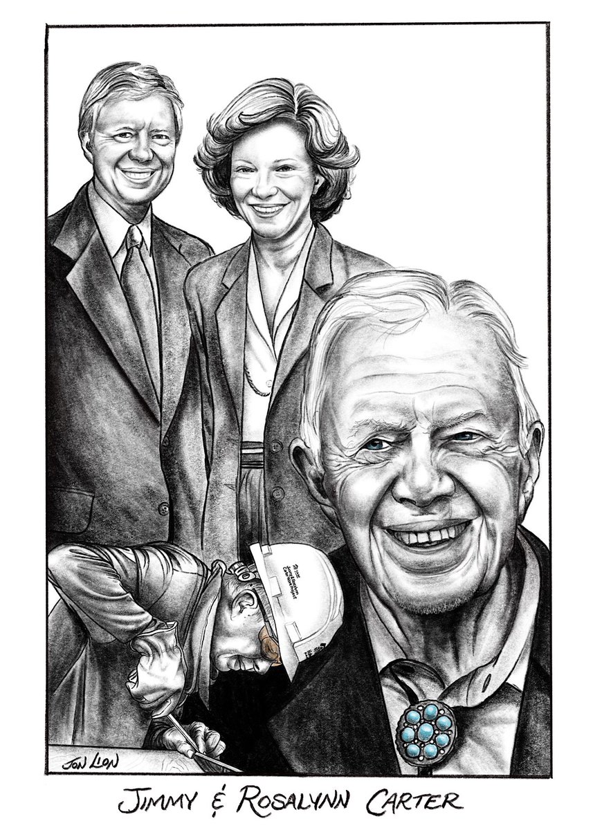 jonlionfineart2's tweet image. I am reading that Rosalynn Carter has passed away…😔

True love together til the end

Rest easy, Rosalynn 💜

My drawing is for Jimmy and Rosalynn