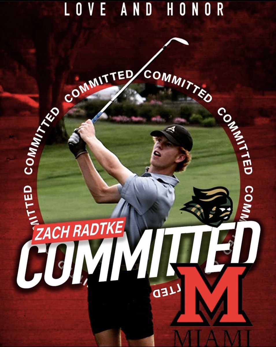 DJHSGolf's tweet image. Congratulations to Zach Radtke on his commitment to Miami University! 

We are so excited for you and your family Z! 

#GoCelts // #TheGoldStandard