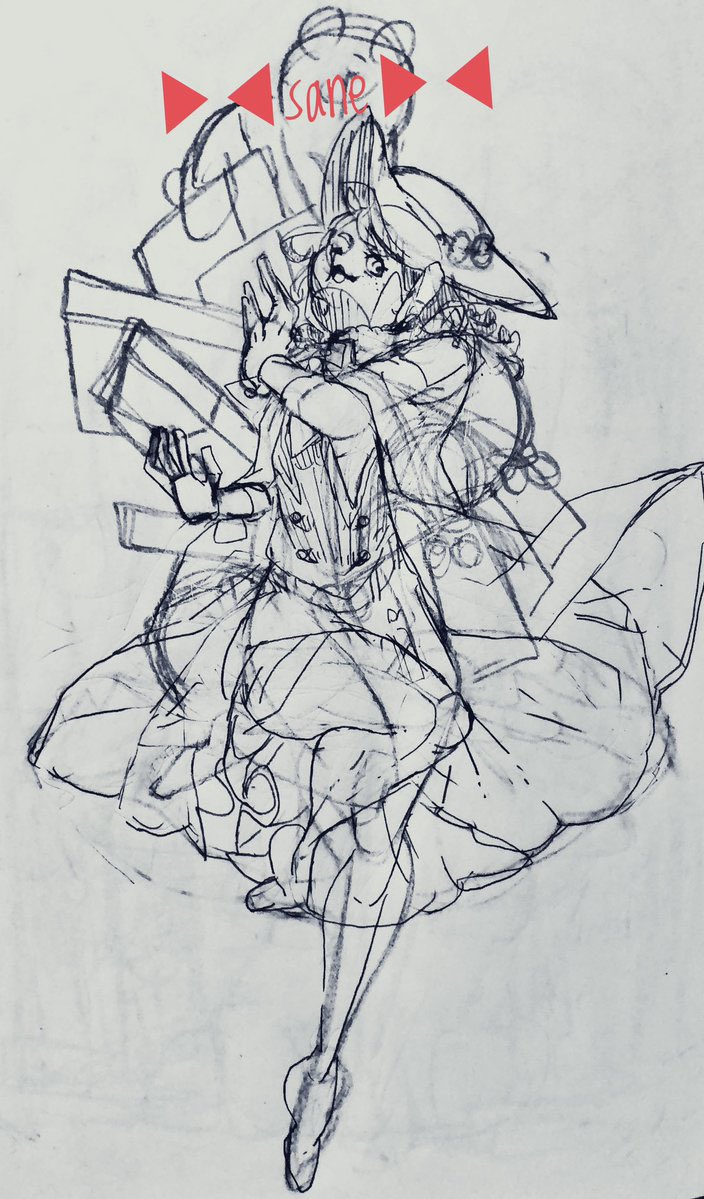 背景と線画進める 