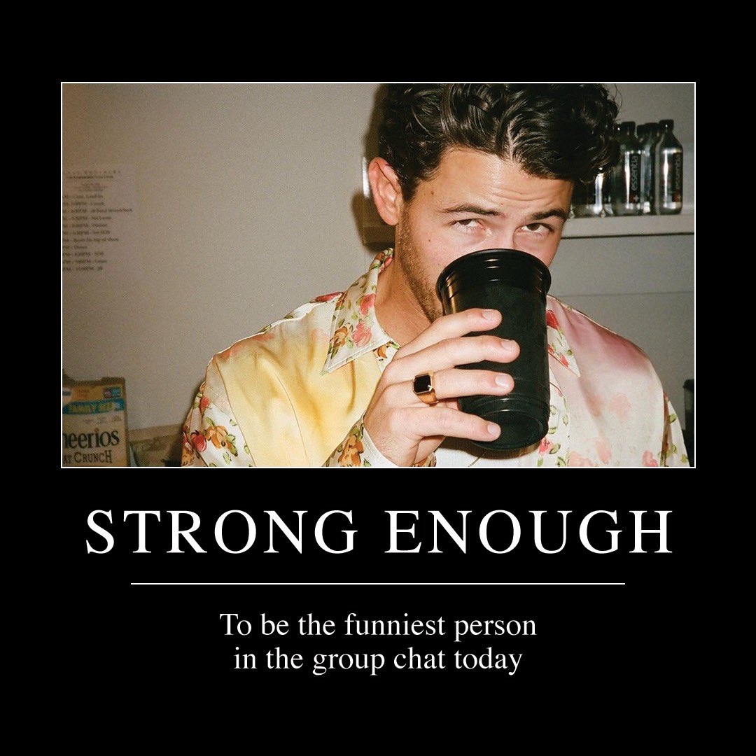 jonasbrothers's tweet photo. Strong Enough to… 👀💪 https://t.co/LzWwNmlrlJ