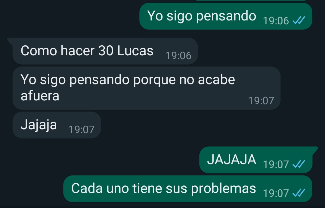 Nnicco12's tweet photo. Cada quien con sus problemas https://t.co/FxUq9hUYu2