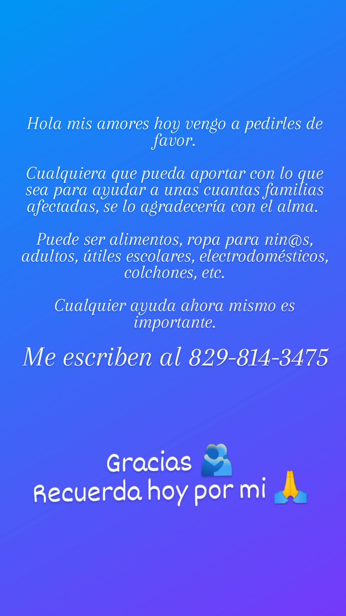 CathyLaJefa's tweet photo. Cualquier ayuda cuenta 🙏 https://t.co/Vw3qcYER3X