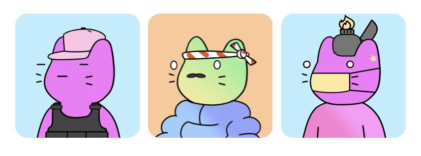 hummel361's tweet photo. @coodles_nft Original Three #coodles https://t.co/AKAOWu1ilH