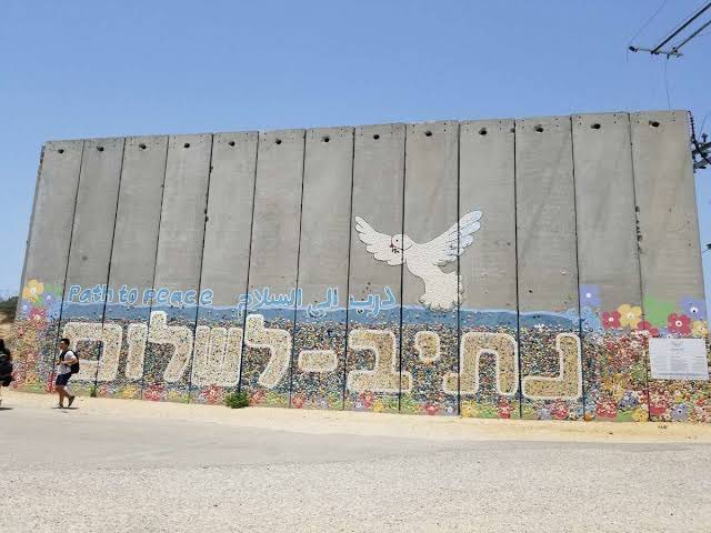 oshabrawy's tweet photo. I hope to one day see this wall brought down, with everything it represents, everyone it suppresses &amp; every lie it implicates. #FreePalestine https://t.co/6QXnO9uGKU