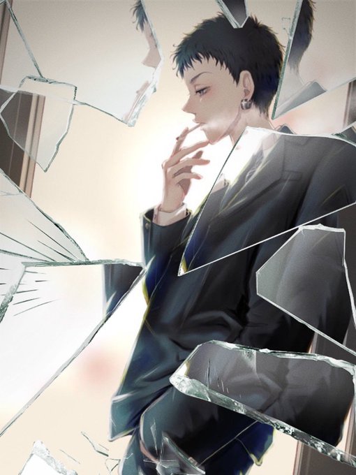 「black jacket cigarette」 illustration images(Latest)｜4pages