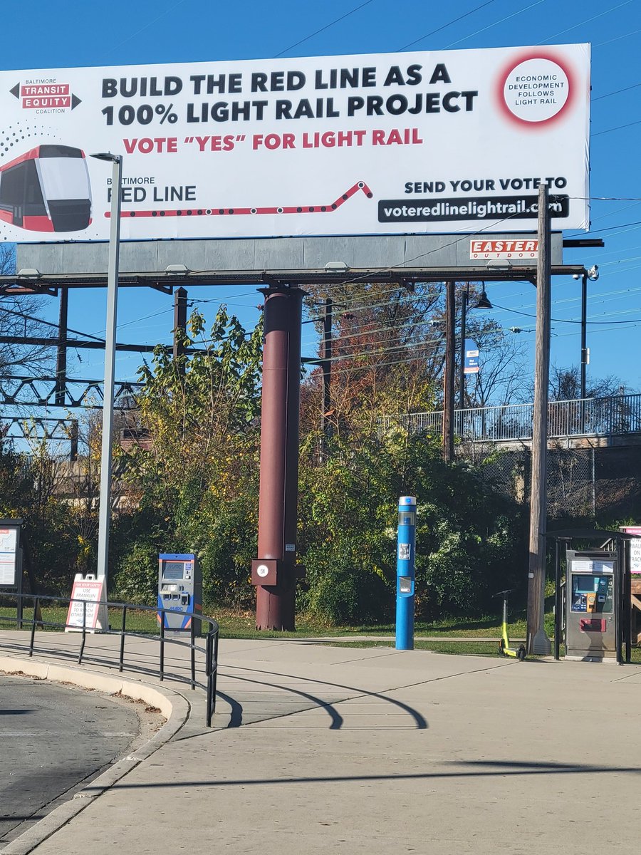 BRTA_mandate's tweet photo. #BuildTheRedLine
Check out BTEC’S new billboard from Eastern Outdoor near the MARC station in West Baltimore.
Go to: https://t.co/mufWMgx4r4 to show your support for a more equitable and reliable transit system. https://t.co/pIVpZ6yeyv