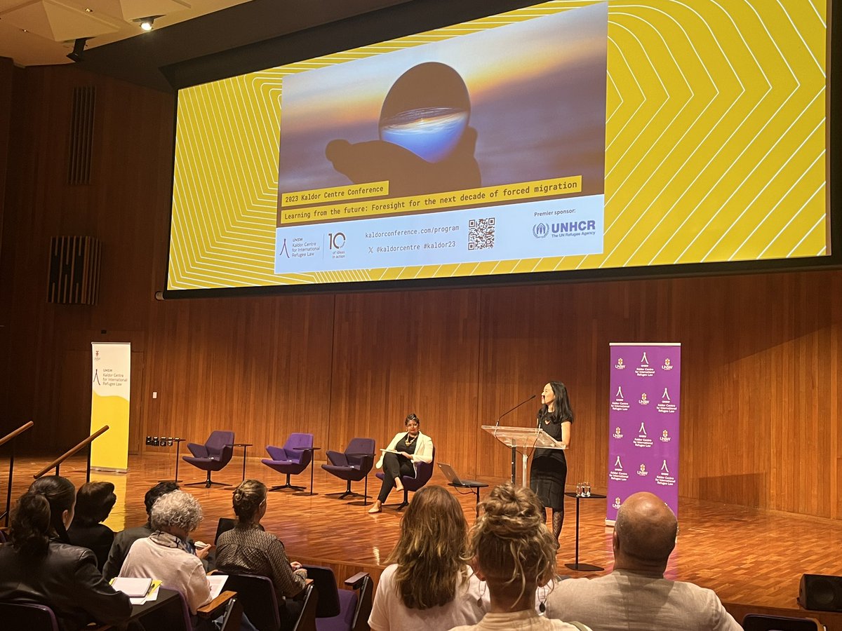 Madeline Gleeson (@madelinegleeson) on Twitter photo The 2023 <a href="/KaldorCentre/">UNSW Kaldor Centre</a> conference is underway! Learning from the future: Foresight for the next decade of forced migration #kaldor23 The 2023 <a href="/KaldorCentre/">UNSW Kaldor Centre</a> conference is underway! Learning from the future: Foresight for the next decade of forced migration #kaldor23