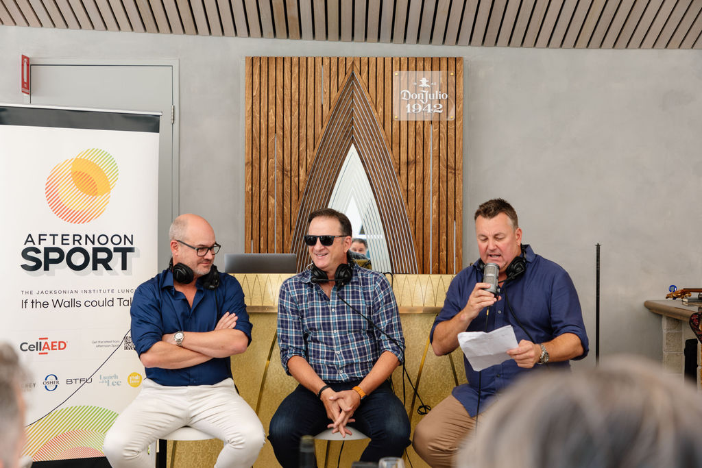 Afternoon_sport's tweet photo. Our "If the Walls Could Talk" event last week at Jacksons On George, was a success!

Thank you to @CellAED who made it possible 
Thanks to @MarkGable_  @juniorwaugh349 Adrian  Tucker, Shane Lee, @BrettLee_58  and everyone else who made it a great day! https://t.co/eTLie6UcAg
