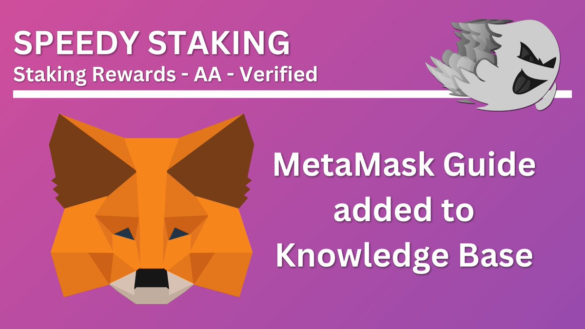 speedystaking's tweet photo. Want to use @MetaMask to hold, stake and transfer your $CSPR? 

Simply use your MetaMask wallet for #Casper as well.

You can follow along with our guide here:

➡️ https://t.co/FhDPB46nMf

We're continually expanding our Knowledge Base. Need further help? Join in our live chat! https://t.co/BJ1suZ49JA