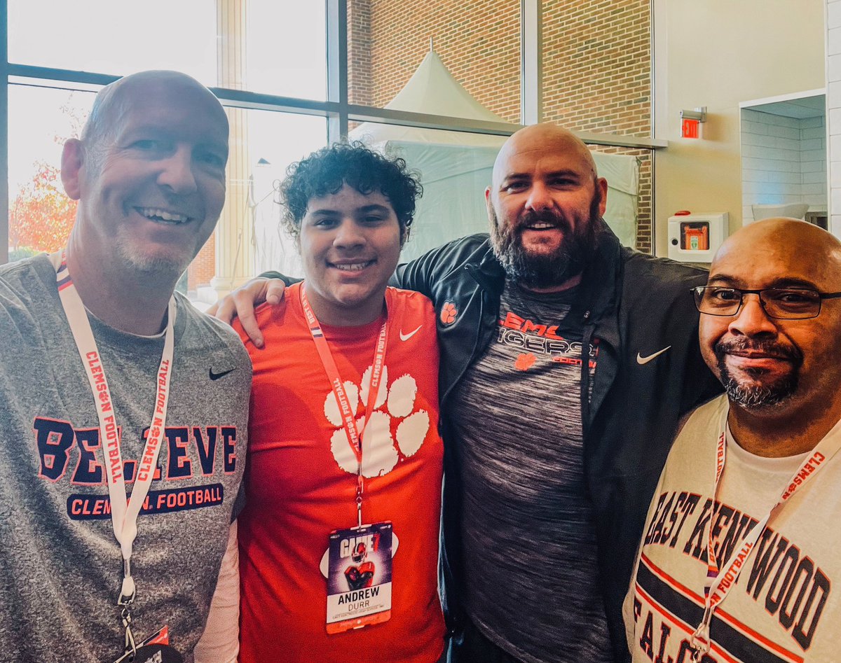 AndrewD53 (@andrew_durr53) on Twitter photo Amazing visit at Clemson University thank you coaches for giving me this opportunity to come down <a href="/CoachBatson/">Joey Batson</a> <a href="/ClemsonFB/">Clemson Football</a> <a href="/Coach__TA/">Coach Thomas Austin</a> <a href="/marty_martens82/">Marty Martens</a> Amazing visit at Clemson University thank you coaches for giving me this opportunity to come down <a href="/CoachBatson/">Joey Batson</a> <a href="/ClemsonFB/">Clemson Football</a> <a href="/Coach__TA/">Coach Thomas Austin</a> <a href="/marty_martens82/">Marty Martens</a>