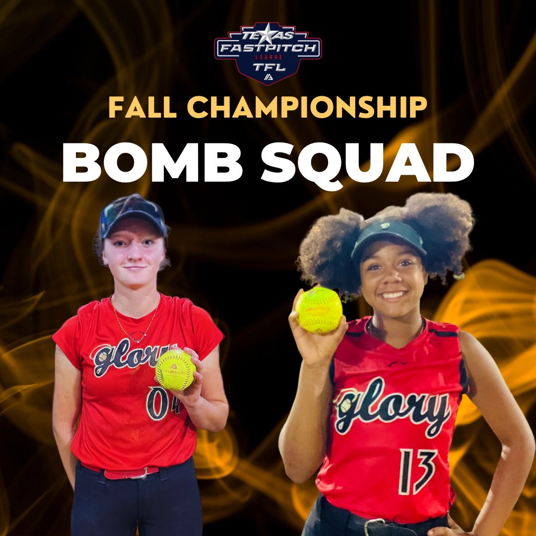 Glory Adkins 14U Gold TFL Fall Championship bomb squad!!

Shelby Cotter (C/O 2027) - 2 run 
Olivia “O.G” Green (C/O 2029) - solo 

#WeHitBOMBS #HalosUp