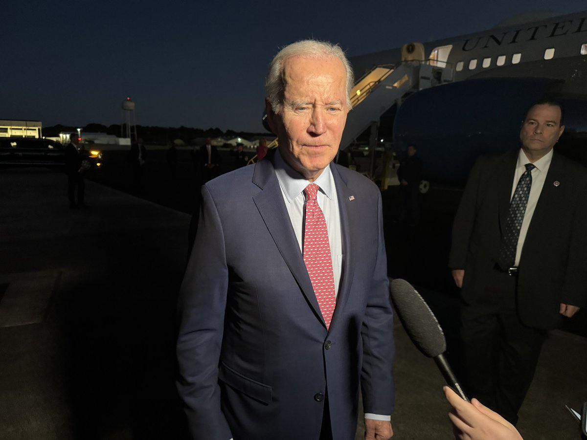 President Biden on the passing of Rosalynn Carter: “I was told that all the family, all the children and grandchildren are with Jimmy Carter.” Adds that the former First Lady was a woman of “intergrity.”