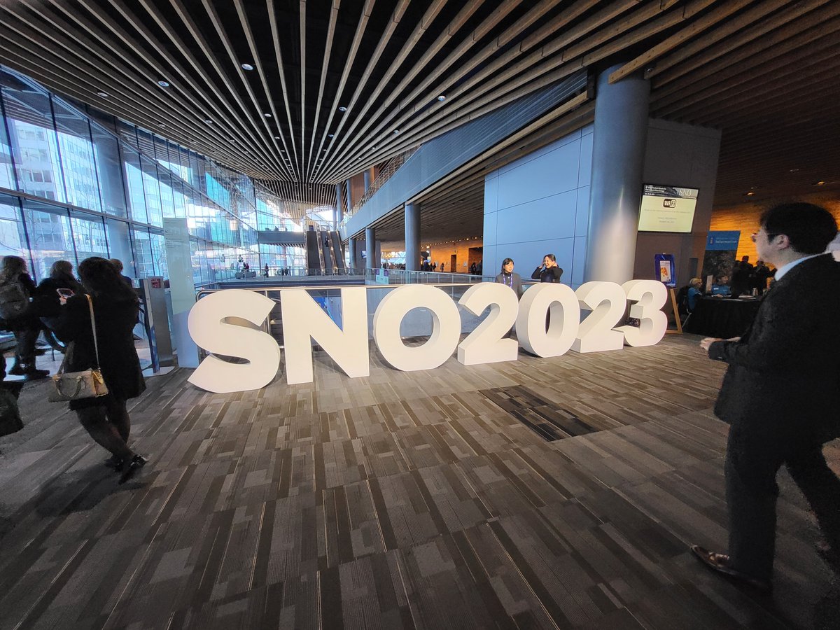 #SNO2023 was fantastic! As always, I loved the basic science talks but was most excited by the promise of novel therapeutics.