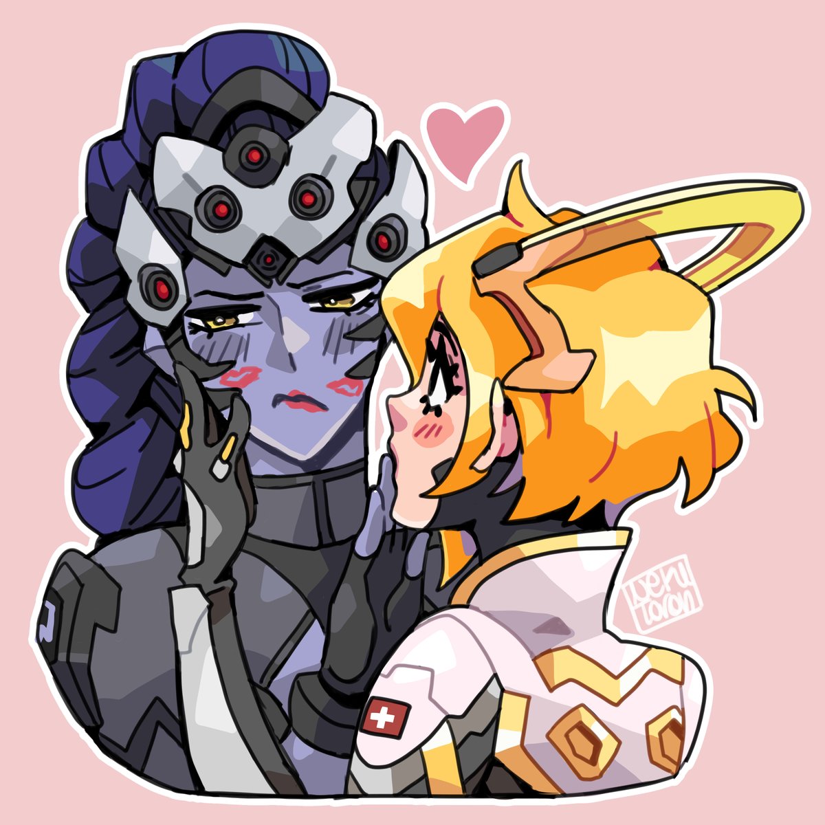 Mercy wishing Widow a happy birthday, she knows that it only takes a little love to make the sniper smile one day 🤭🤭🤭
#mercymaker #Overwatch2