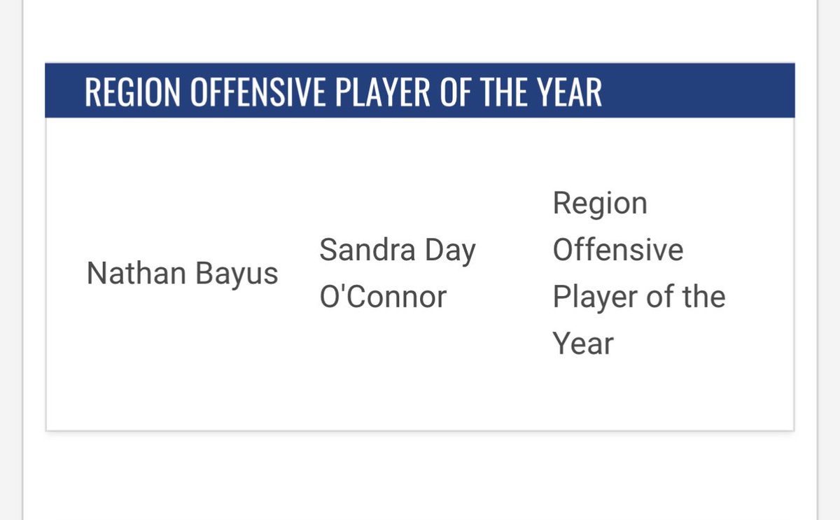 BayusNathan's tweet photo. Blessed to receive Region offensive player of the year!! 👀 @SDOathletics @oc_football @CoachCole42 @BayusLogan @gridironarizona @HsfbArizona https://t.co/DdGdoAUkue