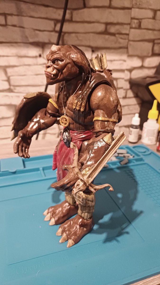matt_else's tweet photo. Archer all painted up and finished #smallholders #toy #movie #film #handmade #craft #3Dprinting #classic #art #figure #love #toys #90s #scifiart #Gorgonites https://t.co/hGjB8K39AN