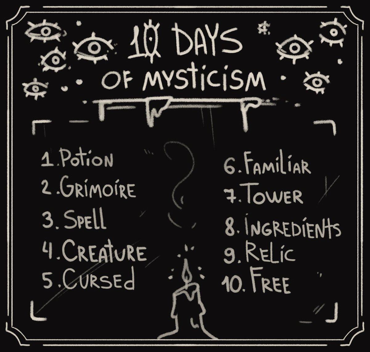 . <a href="/Navrok16041/">Navrok</a> 's 10 days of mysticism - Spell

 #artchallenge #digitalart