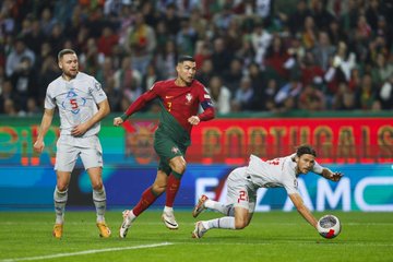 Penampilan Cristiano Ronaldo bersama Timnas Portugal.