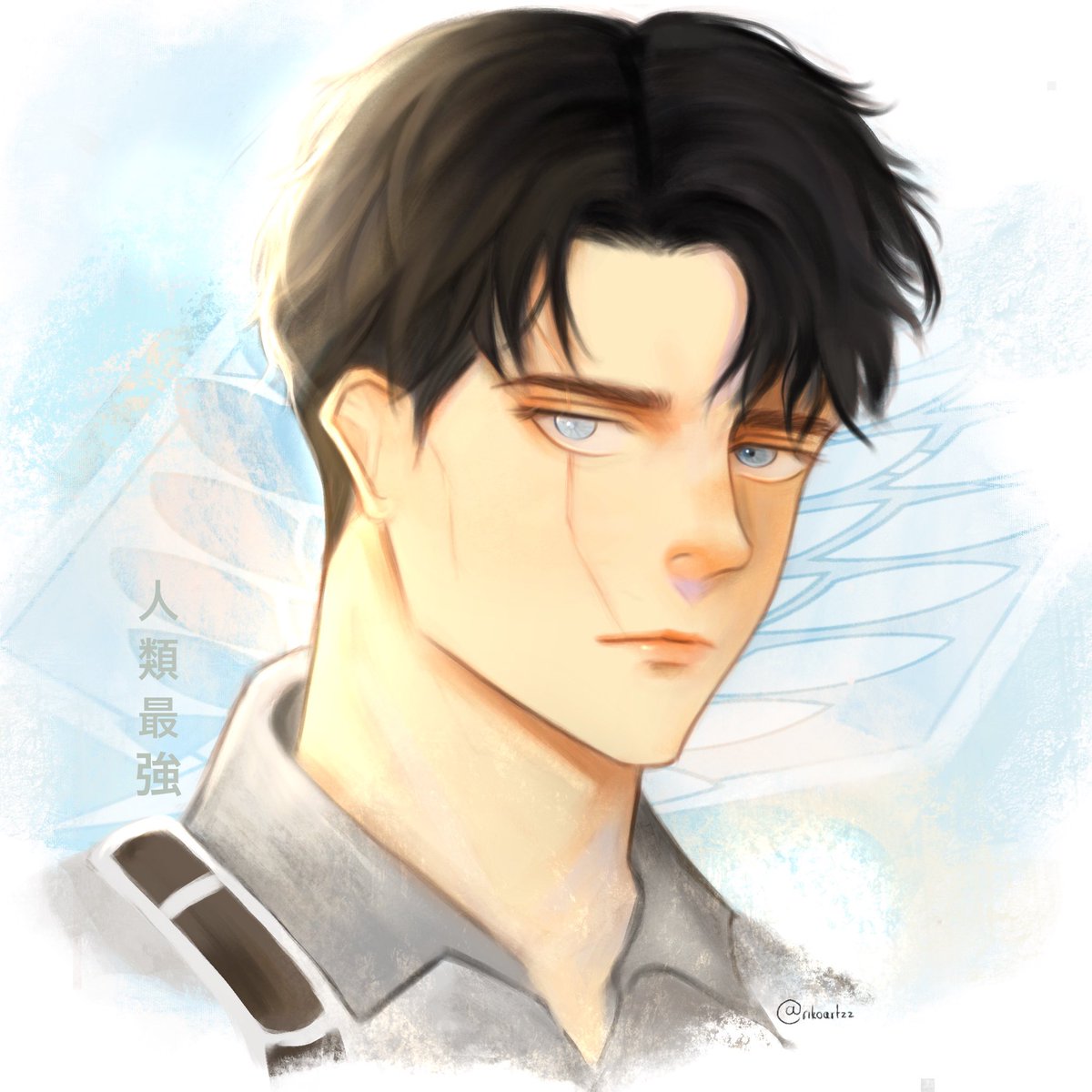 levispuddin's tweet photo. Our beloved captain 🫶
🥹Watching the final episode breaks me apart.I love all the details Isayama put up with. 
#levi #leviackeman #eruri #leviackermanfanart #aot #aotfanart #fyp #fypシ゚ #DigitalArtist https://t.co/Rf5kpnfIhe