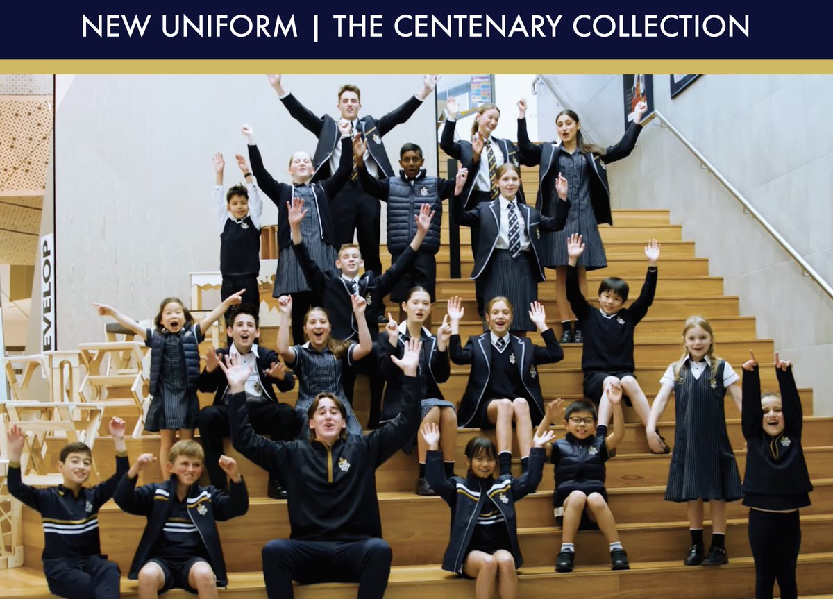 MentoneGrammar's tweet photo. NEW UNIFORM HAS ARRIVED!  

Following many months of design, review, and community feedback, we are delighted to introduce our new academic and core PE uniform – the Centenary Collection. 

Find out more at https://t.co/rjggqRo1az https://t.co/9LMEJzqSLz