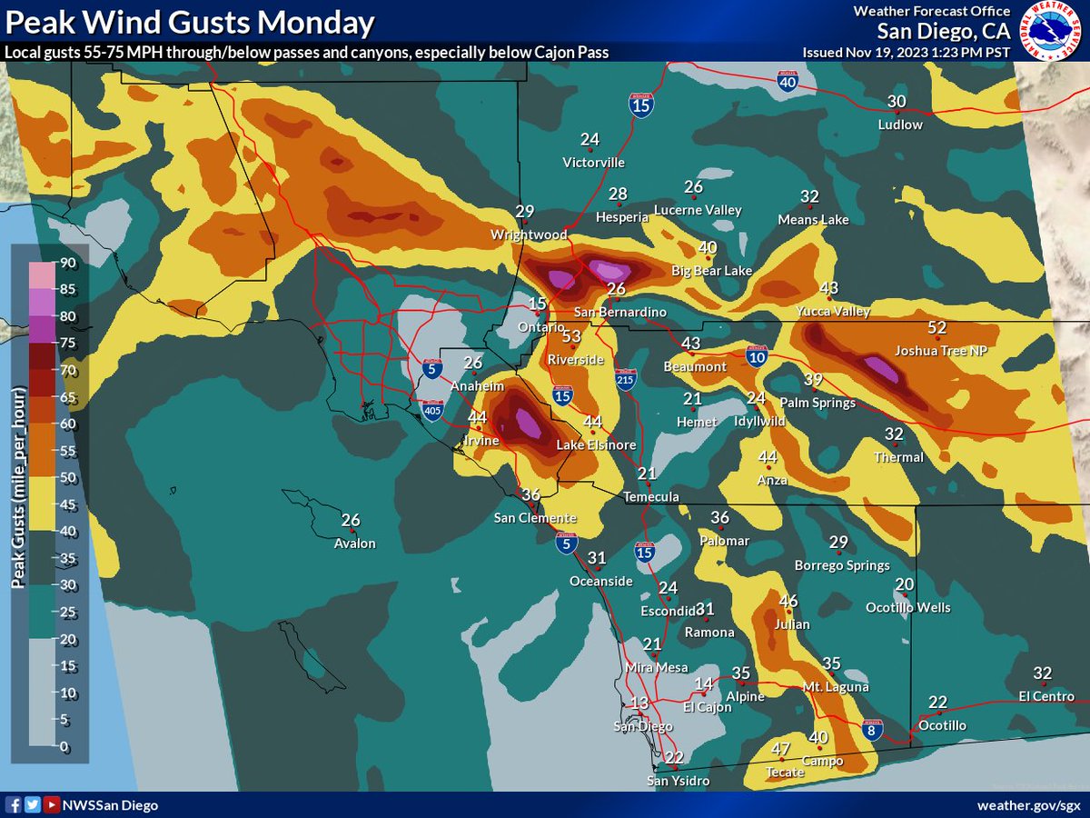 NWS San Diego tweet media