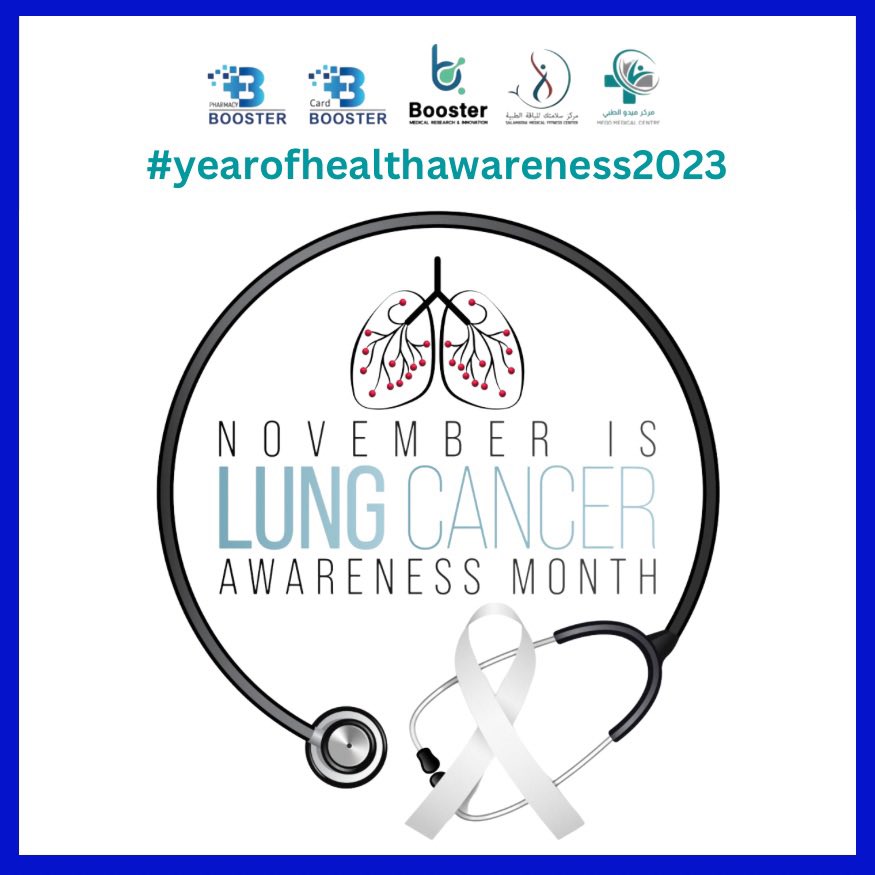 boostergroup_ae's tweet photo. This month of November, health workers, health sectors, researchers and lung cancer survivors generate awareness about the deadly effect of lung cancer, how to prevent and what are the ways to cure it.

#yearofhealthawareness2023
#lungcancer #lungcancerawarenessmonth https://t.co/B3UYO6tPSZ