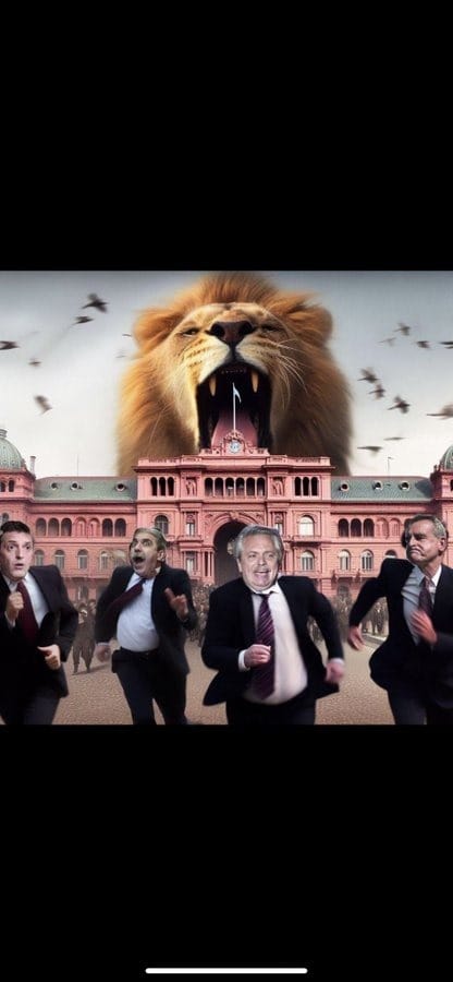 pablocasx1's tweet photo. Van a correr
#EleccionesArgentina2023 #GraciasMilei #LaVedadaEnGelatina #MileiPresidente #MileiVillarruel2023 Boletas La Libertad Avanza #VotoAMilei #ElijoCreer Ministro de Economía VOTEN BIEN La Plata https://t.co/3mH5ppLdB4