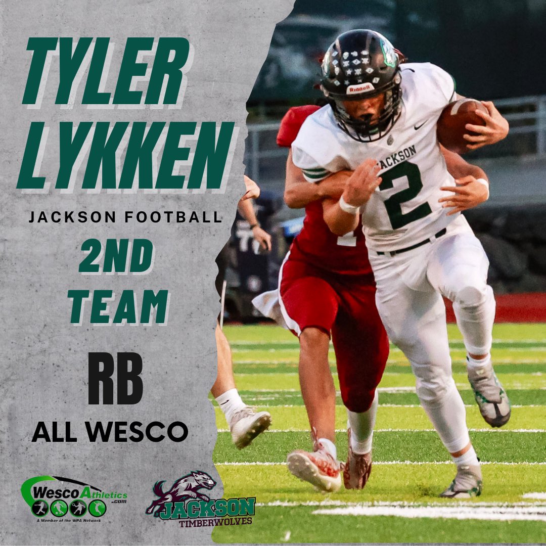 Congratulations to the following players for being selected for 2023 ALL WESCO LEAGUE 2nd Team 

Luca Beaulieu – OL
Will Gamache – DL
Tyler Lykken – RB

#jhsfootball #thepack #3strong #AsOne #relentless