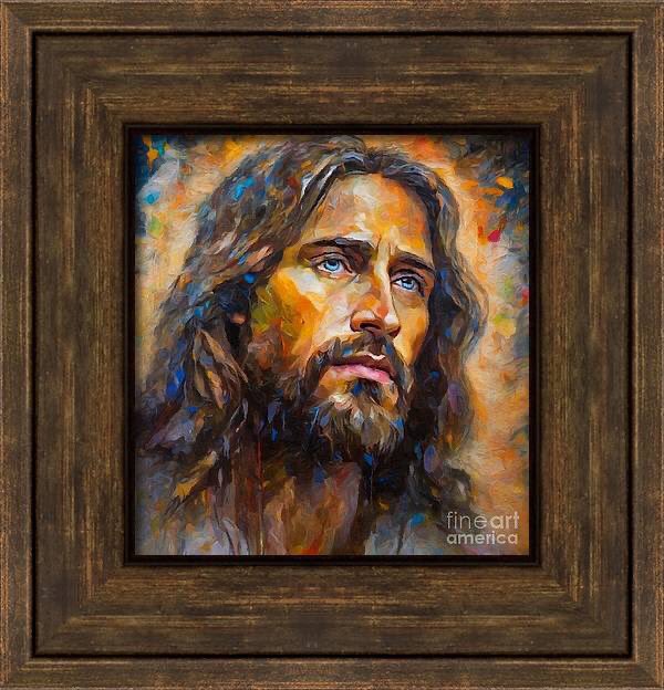 I have been working on this portrait for a long time. I wanted his expression to be in the here and now. I was up till 2 am last night and finally finished it. I wanted there to be several interpretations for his expression. #artforsale #AYearForArt #Jesus #portrait…