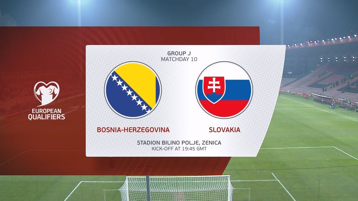 Full Match: Bosnia and Herzegovina vs Slovakia