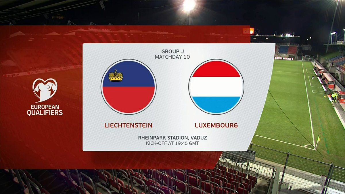 Liechtenstein vs Luxembourg Live Streaming and TV Listings, Live Scores, Videos - November 19, 2023 - UEFA EURO