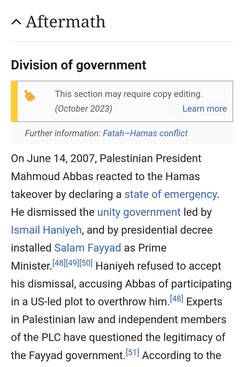 CovenOfChloe's tweet photo. @David_desJ @christapeterso President Abbas of Fatah dissolved the unity government, not Hamas. https://t.co/jDuoUITLMr