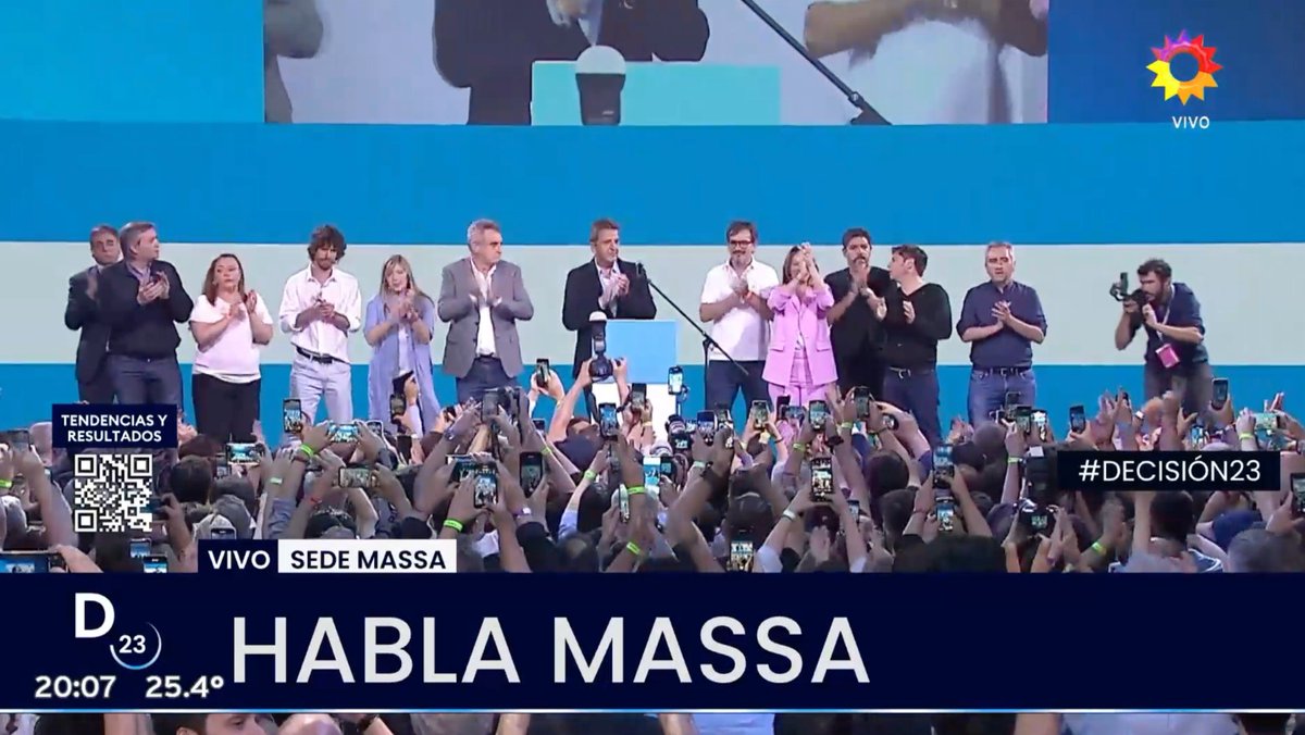 tv_mauricio's tweet photo. AHORA: @SergioMassa reconoce su derrota frente a @JMilei en las #EleccionesArgentina2023 🇦🇷 "Obviamente los resultados no son los que esperabamos .. me comuniqué con Milei para felicitarlo" @adnradiochile https://t.co/gyVXlBsl0h